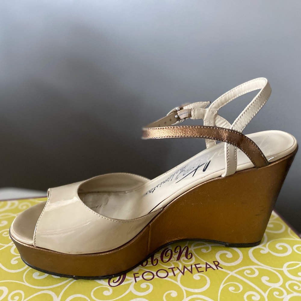 Brighton, Flame wedge sandal.